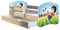 Kinderbett Jugendbett mit einer Schublade und Matratze Sonoma mit Rausfallschutz Lattenrost ACMA II 140x70 160x80 180x80 (13 Fußballer, 180x80 + Bettkasten)