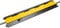 The Workplace Depot Pedestrian Cable Protector – Bright Yellow Hinged Lid with Sloped Anti-Trip Sides – 75mm Wide Channel – 990mm Cable Cover for Events, Walkways & Construction Sites (1 Channel)