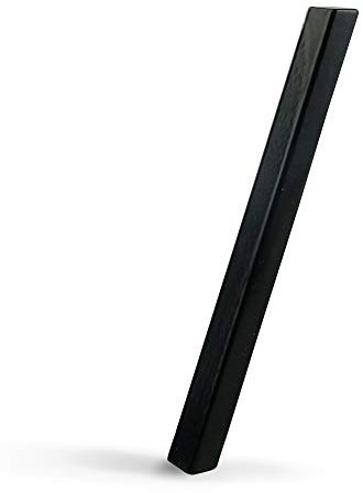 HASWARE Floating House Number Sign: 5 inch Modern Door Signage - Striking for Street Home Address Numerals (Slash, Black)