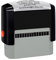 Personalisierte stempel (70 x 25 mm -5 Zeilen)- Stempel Individuell Gestalten- Selbstfärbende Stempel- Stempel Für Benutzerdefinierte Adresse Zurücksenden Schwarz