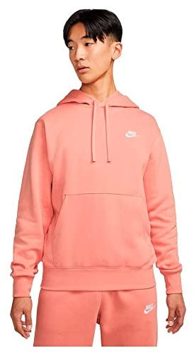 Nike - Sportswear Club - Sweat à capuche en polaire pour hommes - Rose - Taille L