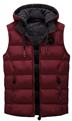Mens Padded Gilet Body Warmer Vest for Outdoor Lightweight Body Warmer Winter Vest Quilted Body Warmer Spring Photography Outdoor Work Jacket Outdoor Work Gilets with Pockets