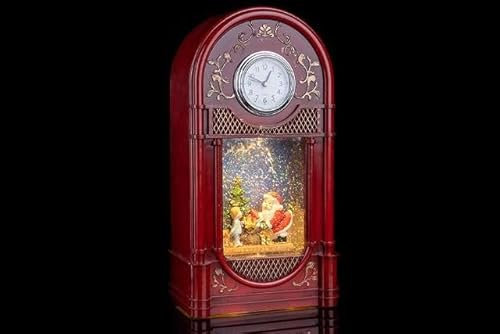 PARTENOPE SRL Leuchtende Uhr Santa 15 x 8 x 29 cm, wie Foto, einzigartig