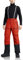 Pioneer Camp Herren Skihose Snowboardhose Gefüttert mit Hosenträger Ski Hosen Orangerot Schneehose Outdoorhose Rot L