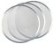 YOUNTHYE Lot de 3 plaques à pizza en aluminium anti-adhésives pour four, pâtisserie, maison, cuisine - 33 pièces