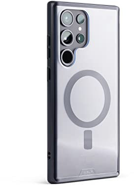 Mous - Durchsichtig Hülle für Samsung Galaxy S23 Ultra - Clarity 2.0 - Handyhülle S23 Ultra MagSafe-Kompatibel Case - Transparent Kristallklares und Schlankes Design Case - Schutzhuelle