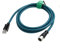 HangTon Ethernet Cable M12 X-Code 8 Pin Female to RJ45 Cat7e Patch Cord for Industrial Automation Actuator Sensor Profibus Network Switches 3M