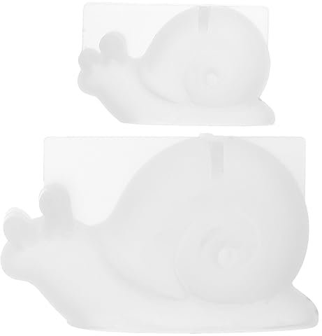 Yardwe 2 Stück Silikonform Schnecke Gussform Für Epoxidharz Basteln Flexible Waschbare Tierornamentform Für Heim Garten Dekoration 2.87X1.65X1.26 Zoll
