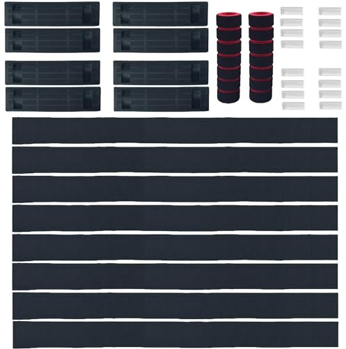 Pilika Hoverkart Ersatzgurte Ersatzklettband Gurte Rsatzgurte für Hoverboard Kart Selbstbalance Scooter Mit Schutzset,8Pcs