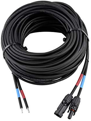 enjoy solar Cavo di collegamento professionale da 6 mm², modulo solare a regolatore di carica solare, cavo di collegamento, 15 m