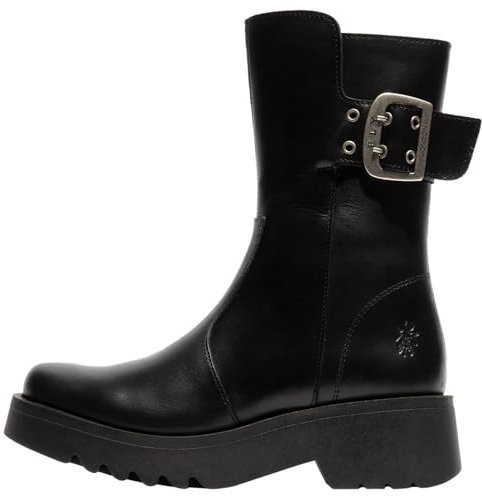 Fly London P145127000 MAZZ127FLY Stivale alla Moda Donna, Nero, 40 EU