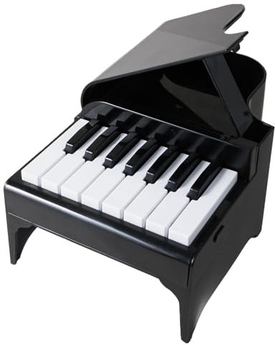 ulafbwur 3D Kalender 2024, Spielbarer Klavierkalender mit 52 Notenpartituren Musikskalenaufkleber, USB Wiederaufladbar 3D Piano Desktop Kalender Dekoration, Geburtstagsgeschenk Schwarz