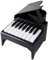 ulafbwur 3D Kalender 2024, Spielbarer Klavierkalender mit 52 Notenpartituren Musikskalenaufkleber, USB Wiederaufladbar 3D Piano Desktop Kalender Dekoration, Geburtstagsgeschenk Schwarz