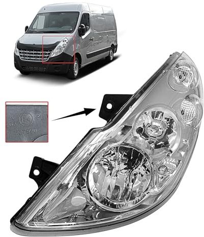 Generisch Faro anteriore sinistro per Bus Master Movano dopo il 2010-2019 faro principale faro anteriore con motore di regolazione
