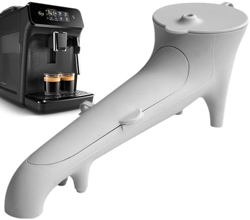 Coffee Machine Water Tank Access Funnel, Silicone Extra Long Water Tank Quick-Access Funnel Espresso Machine Water Tank Funnel for All Flat Top Coffee Machines