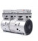 Loobiiny Compressore d'Aria Silenzioso Senza Olio - Testa Compressore in Alluminio, 8 Bar, 750W/1HP, 125L/min - Aggregato Aria Compressa