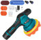 Lucidatrice a batteria, set da 22 pezzi, lucidatrice da 12 mm, lucidatrice eccentrica per auto, 8 velocità variabile, lucidatrice a batteria per auto, lucidatura, ceratura, rimozione dei graffi