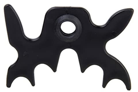 Porgeel Billard Pool Cue Stick Plastik aus Slip-on tragbarer Kopfbrückenkopf Plastik Black Schwarz.