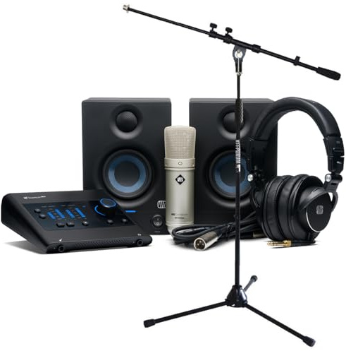 Presonus Quantum ES Ultimate Bundle Recording-Set mit keepdrum Mikrofonständer