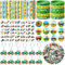 BOIKOKY Tractor 110 Teiliges Traktor Mitgebsel Set für Kinder, Bauernhof Geburtstagsdeko & Zubehör mit Klatscharmbändern, Tattoos, Stickern, Schlüsselanhängern & Buttons