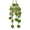 HEZUNHZ Crochet Hanging Plant for Car Cute Boho Handmade Car Decorations Interior for Women Car Ornaments Charms for Rear View Mirror