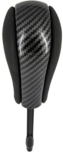 Recambo Schaltknauf Automatik passend für BMW 3er, E46, 1998-2007, Plug & Play, Auto Schalthebel Wahlhebel, schwarz - carbon