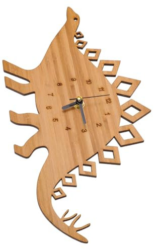 IMIKEYA Dinosaurier Wanduhr Set Groß Vintage Digitaler Wecker Kinderuhr Moderne Wanduhr Kleine Uhr Wandhaken Dekorativer Mechanismus Retro Uhr Für Den Außenbereich Smart