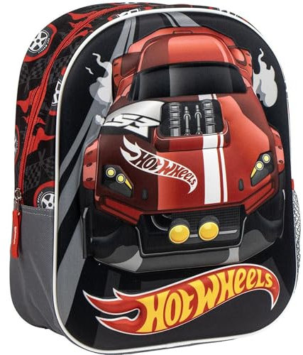 CERDÁ LIFE'S LITTLE MOMENTS Unisex Kinder Mochila Infantil 3D Hot Wheels Medidas 25.0x31.0x10.0 cm para Niñ@s Rucksack, Modell: 42 cm