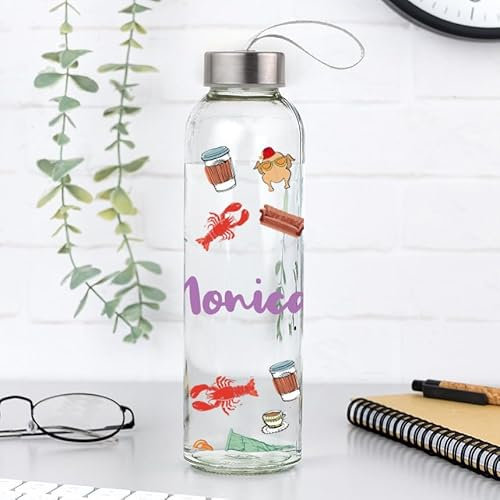 Wanapix | Botella de Cristal Personalizada | Regalo Personalizado día de la Madre | 450 ml | Regalo Original Mamá/Abuela/Amiga | Friends
