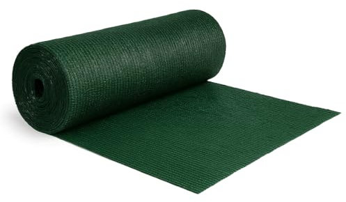 MAKA Rete Ombreggiante da Esterno, Telo Ombreggiante 90% Resistente ai Raggi UV, Rete Parasole Verde per Recinzione, Pergola, Serra, Giardino, Balcone, Piscina (2 x 100 metri)