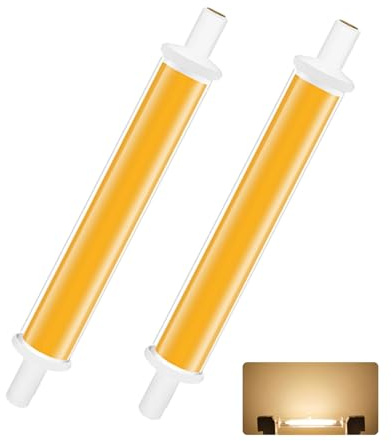 BVCL R7S LED Lampen 118mm Dimmbar 7.7W Lampen Ersatz für 90W Halogenlamp Glühbirne 850lm Flimmerfrei 360° CE/TÜV(2pcs)