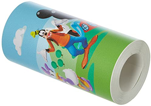 AG Design Disney Mickey Mouse Wand Sticker, Selbstklebende Folie, mehrfarbig, 500 x 14 cm