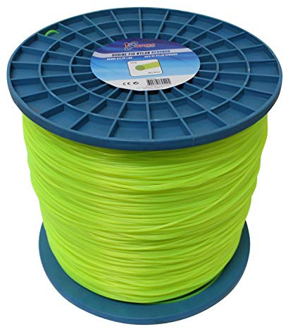 Kawapower KW100-52 Nylonfaden für Rasentrimmer 2,4 mm 10 kg