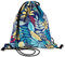 Nacnic Mochila de asas con diseño (ambos lados). Hecha con tejido resistente de algodón. Bandolera con cuerdas. Modelo tropical para gimnasio, libros, guarderia, viajes.