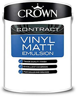 Crown Contractors Vinyl Matt - Magnolia - 10L
