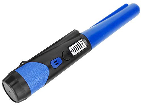 banapoy Détecteur de cannes à pêche, détecteur de métaux portatif Pinpointer, détection à 360 degrés pour des conditions de faible luminosité, cadeaux d'anniversaire, utilisation en extérieur (bleu)