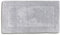 Möve Loft getuftete Badematte, Doubleface 60 x 100 cm aus 100% Baumwolle, Silver