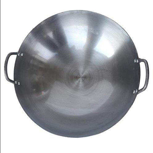 ZXFDMSWJ Wok en Acier au Carbone antiadhésif School of Wok, 50 cm