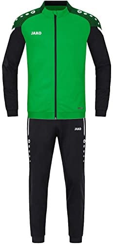 JAKO Herren Trainingsanzug Polyester Performance, Soft Green/Schwarz, XXL