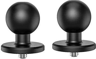 Sfera da 1 pollice con vite da 1/4 per fotocamere video e videocamere, compatibile con supporto a sfera RAM(2 SZZS-14)