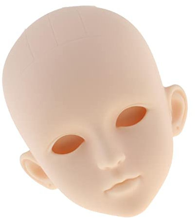 MagiDeal 1/4 Weibliche Puppe Kopf Sculpt Körperteile DIY Zubehör, Ohne Make Up,