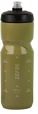 ZEFAL Sense Soft 80 Borraccia Bici e MTB - Senza BPA - Borraccia Sportiva e Ciclismo Inodore e Leggera - 800ml, Verde Oliva