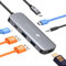 NOVOO USB C Hub Multiport Adapter USB C a USB 3.2 x 2, 100W PD de Carga, 4K @ 60Hz HDMI y USB-C 3.2 10Gbps Data Ports, 3.5mm Audio, 6 en 1 USB C Adapter Compatible con MacBook Pro, Air y más