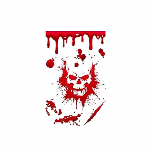 Halloween Blutige Aufkleber,Autoaufkleber Halloween Fenster Aufkleber,Blutige Hände Füße Blut Blutspur Horror Auto Aufkleber Realistisch Wirkende Schaurig Sticker Spukhaus Halloween Party Dekoration