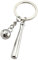 ISAKEN Baseball Schlüsselanhänger Metall Schlüsselbund Geldbörse Charms Zirkonia Schlüsselring Keychain Ornament Auto Tasche Anhänger Zubehör Geschenke für Herren Männer