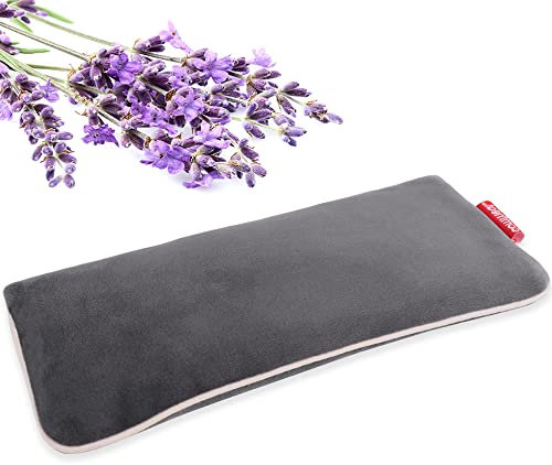Comfheat Lavendel gewichtete Augenkissen für Yoga, Microwavable feuchte Wärme Augenkompresse Maske Kissen mit waschbarem Bezug für Entspannung, Schlafen, Meditation, Yoga, Spa, Migräne Relief