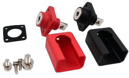 Sarini 2 connettori per terminali Batteria, Morsetti per terminali Batteria, terminale per Batteria al Litio Interamente in Rame, terminale per accumulo di energia con connettore Batteria(150A)