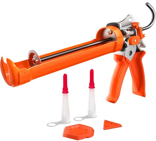 HOLOTHURIAN Kartuschenpistole, Kartuschenpistole, kein Tropfen, multifunktional, verstellbares Schubverhältnis 12:1 und 25:1