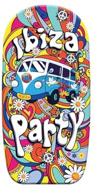 Neustanlo | Bodyboard | Motiv: Ibiza | 92 cm | hochwertiges EPS | ideal als Schwimmhilfe Kickboard Surfbrett Surfboard oder Schwimmbrett