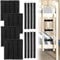 OGA 4 PCS Soft Bunk Bed Ladder Pads, Bunk Bed Ladder Padding with Anti Slip Dots on Bottom, 8 Strong and Adjustable Straps for a Tight Wrap - 10 x 10 inch（Black）